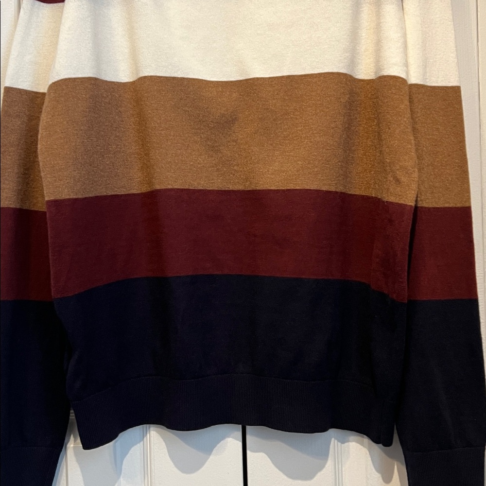 RW & CO‎ Men’s Striped Crewneck Sweater Size XL - Picture 8 of 10